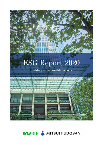 Thumbnail Mitsui Fudosan ESG Report 2020