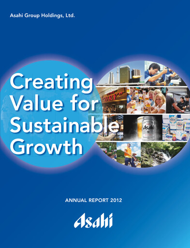 Thumbnail Asahi Group Annual Report 2012