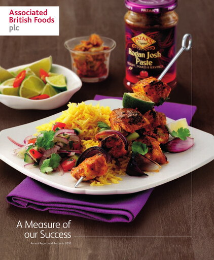 Thumbnail Associated British Foods Annual Report 2010