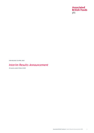 Thumbnail Associated British Foods Half-year Report 2023