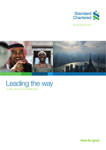 Thumbnail Standard Chartered Annual Report 2010
