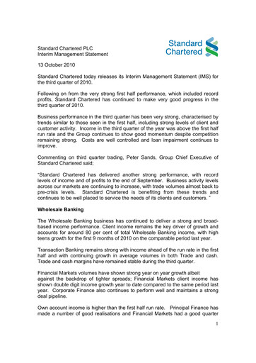 Thumbnail Standard Chartered Financial Statement 2010-9m