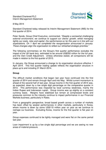 Thumbnail Standard Chartered Financial Statement 2014-q1