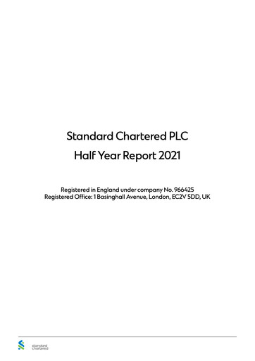 Thumbnail Standard Chartered Financial Statement 2021-h1