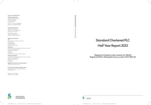 Thumbnail Standard Chartered Financial Statement 2022-h1