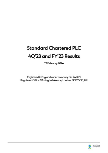 Thumbnail Standard Chartered Financial Statement 2023