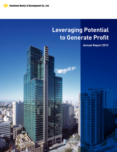 Thumbnail Sumitomo Realty & Development Annual Report 2013