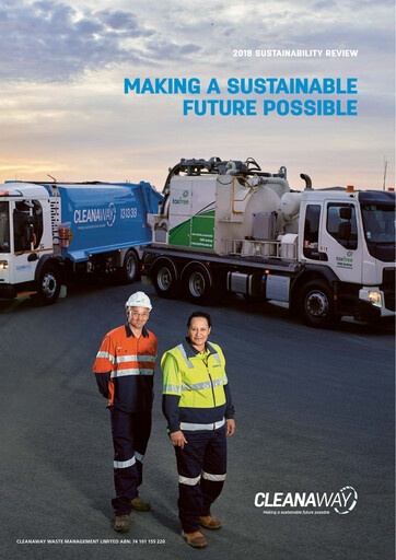 Thumbnail Cleanaway Waste Management Sustainability Report 2018