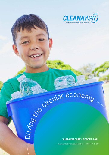 Thumbnail Cleanaway Waste Management Sustainability Report 2021
