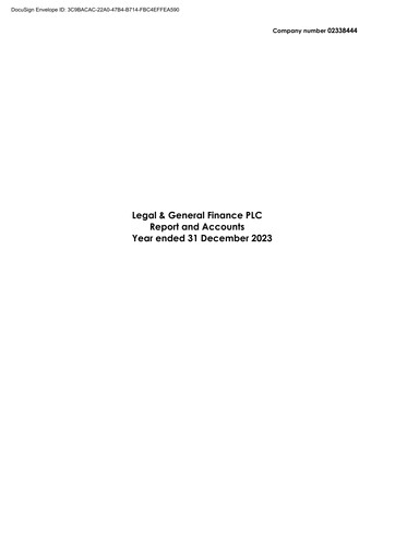 Thumbnail Legal & General Financial Statement 2023