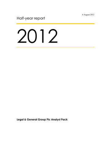 Vorschaubild Legal & General Halbjahresbericht 2012