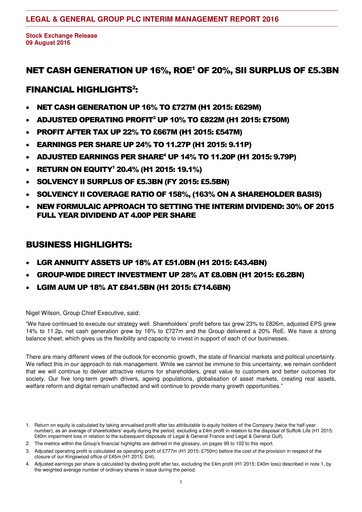 Vorschaubild Legal & General Halbjahresbericht 2016