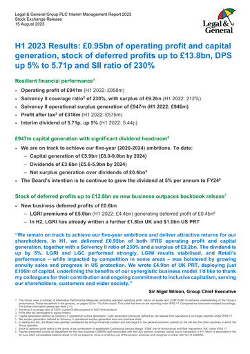 Vorschaubild Legal & General Halbjahresbericht 2023