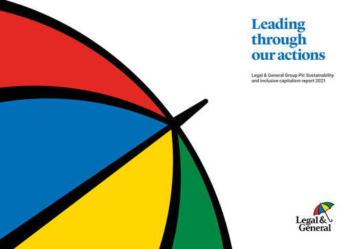 Thumbnail Legal & General Sustainability Report 2021