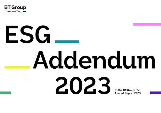 Thumbnail BT Group ESG Report 2023