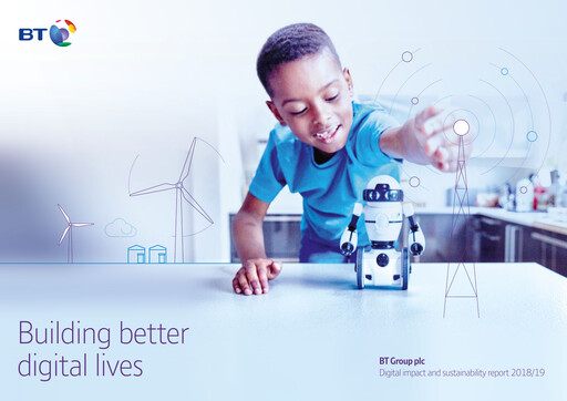 Vorschaubild BT Group Nachhaltigkeitsbericht 2018-2019
