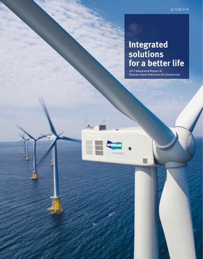 Miniature Doosan Enerbility Rapport annuel 2017