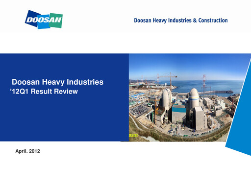 Thumbnail Doosan Enerbility Quarterly Report 2012-q1