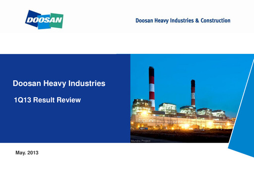 Thumbnail Doosan Enerbility Quarterly Report 2013-q1