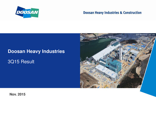 Thumbnail Doosan Enerbility Quarterly Report 2015-q3