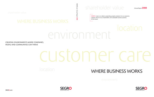 Thumbnail SEGRO Annual Report 2008