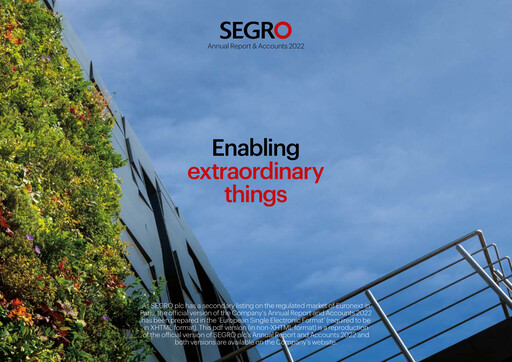 Thumbnail SEGRO Annual Report 2022
