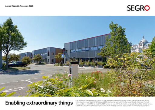 Thumbnail SEGRO Annual Report 2025