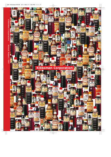 Vorschaubild Kikkoman Jahresbericht 1997