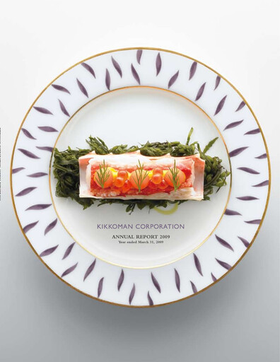 Vorschaubild Kikkoman Jahresbericht 2009