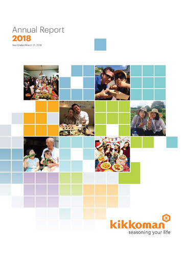 Vorschaubild Kikkoman Jahresbericht 2018
