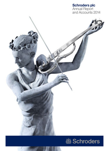 Thumbnail Schroders Annual Report 2014