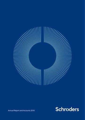 Thumbnail Schroders Annual Report 2018
