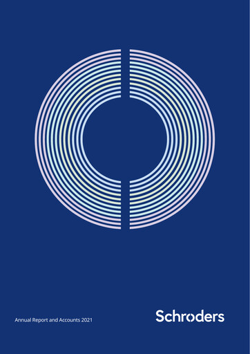 Thumbnail Schroders Annual Report 2021