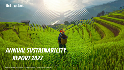 Thumbnail Schroders Sustainability Report 2022
