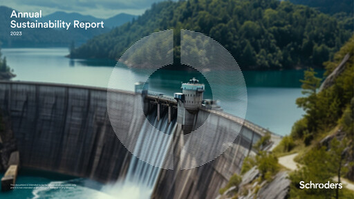 Miniature Schroders Rapport de durabilité 2023