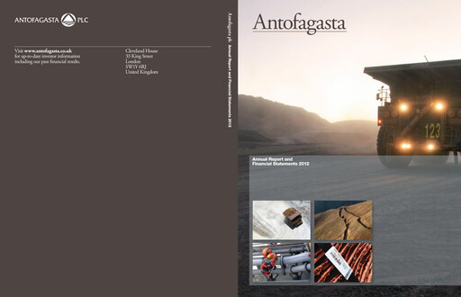 Thumbnail Antofagasta Annual Report 2012