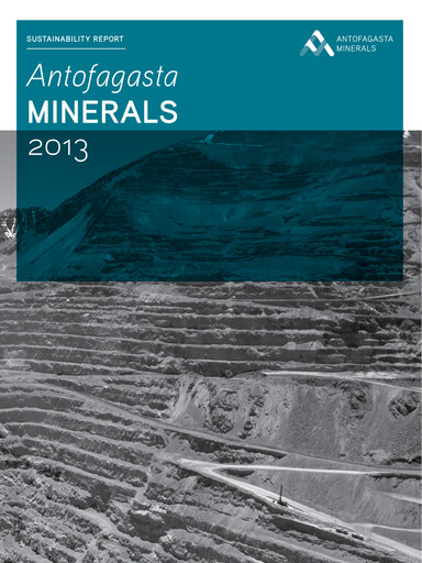Vorschaubild Antofagasta Nachhaltigkeitsbericht 2013