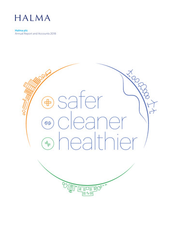 Thumbnail Halma Annual Report 2018