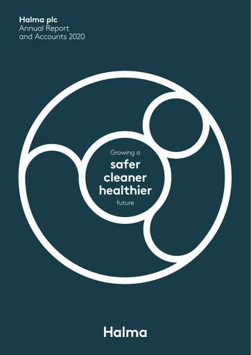 Thumbnail Halma Annual Report 2020