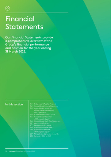 Thumbnail Halma Financial Statement 2025