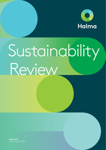 Thumbnail Halma Sustainability Report 2026