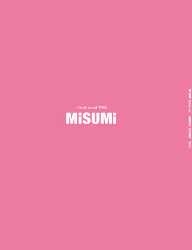 Thumbnail MISUMI Group Annual Report 2012