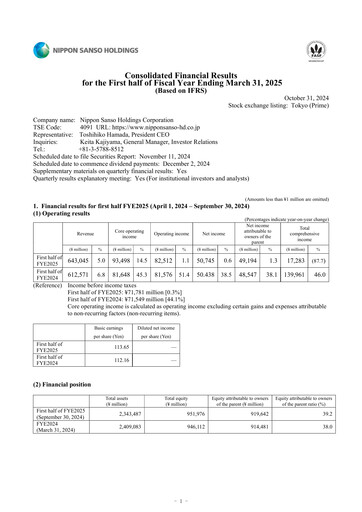 Thumbnail Nippon Sanso Half-year Report 2025-h1