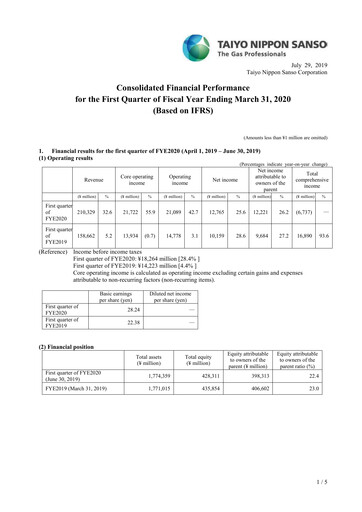 Thumbnail Nippon Sanso Quarterly Report 2020-q1