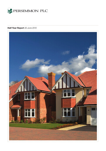 Thumbnail Persimmon Half-year Report 2010-h1