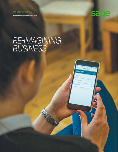 Thumbnail Sage Group
 Annual Report 2015