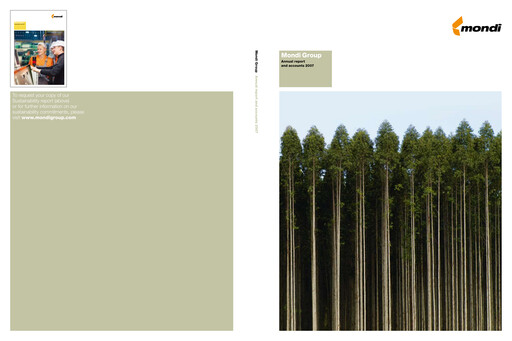Thumbnail Mondi
 Annual Report 2007