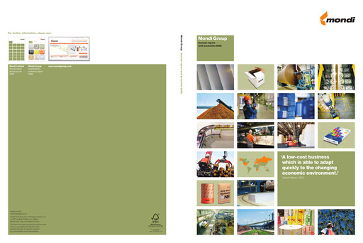 Thumbnail Mondi
 Annual Report 2008