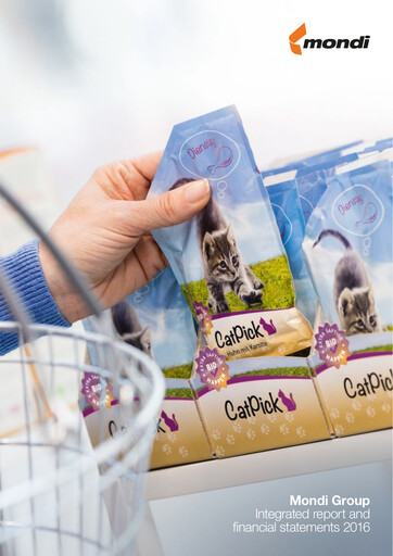 Thumbnail Mondi
 Annual Report 2016