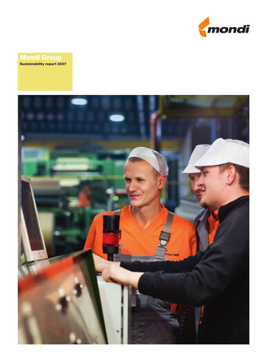 Vorschaubild Mondi
 Nachhaltigkeitsbericht 2007
